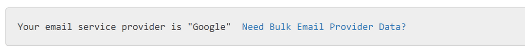 Skjermbilde av MX Toolbox lookup