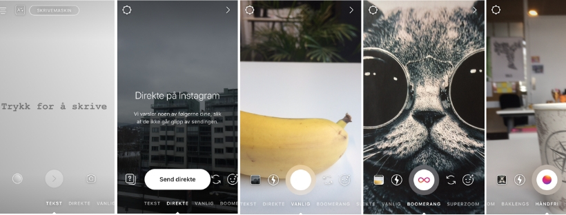 Muligheter på Instagram Stories